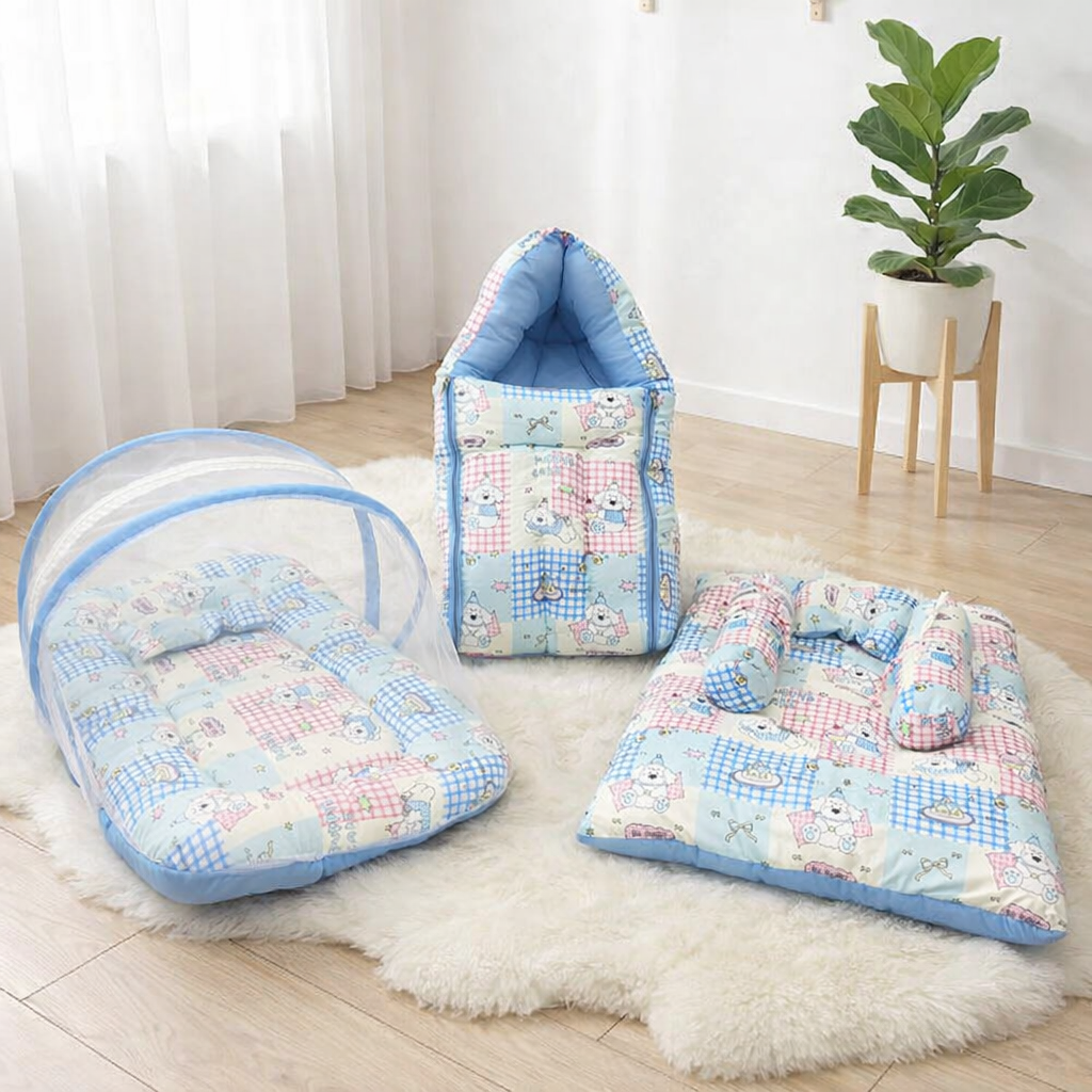 sky blue and white 3in1 gift set