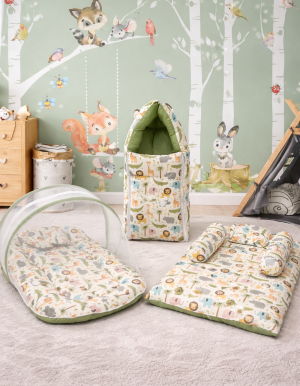 Combo – Baby Mattress, Mosquito Net & Carry Nest