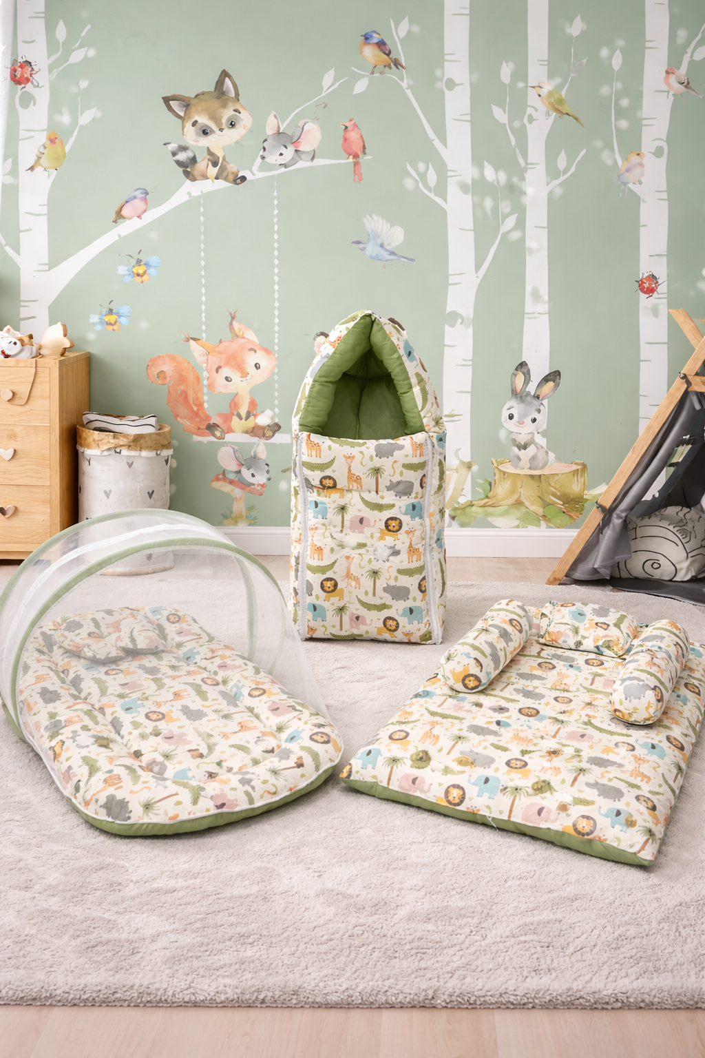 jungle theme 3 in 1 gift set